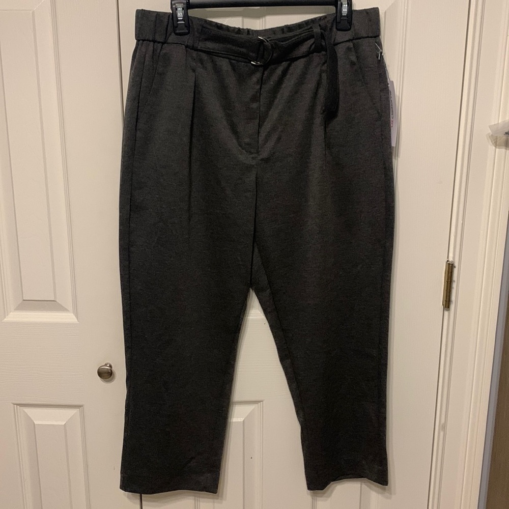 Liz Claiborne Petite Plus Belted Pant